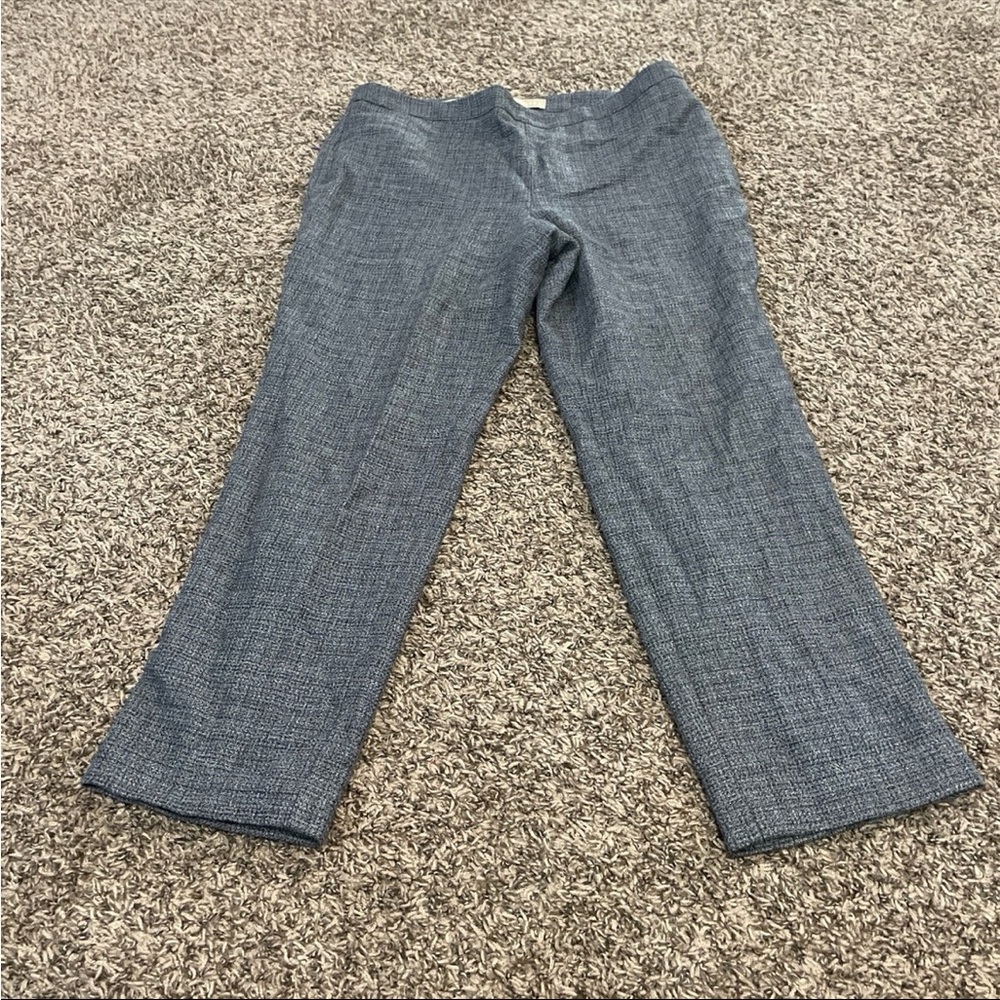 Talbots tweed grey wool blend women’s pants size 14P